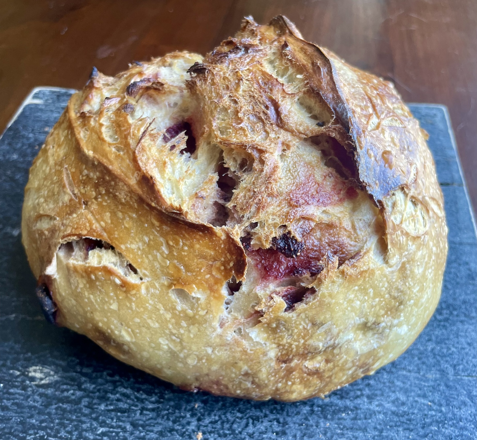 Strawberry sourdough whole loaf